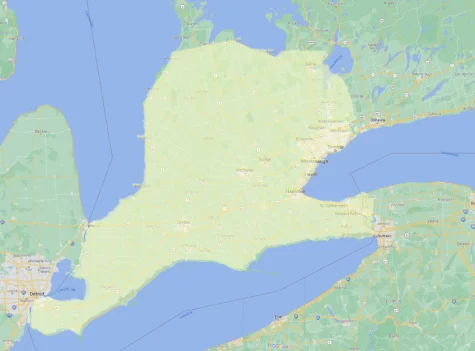 Map Of Service Area